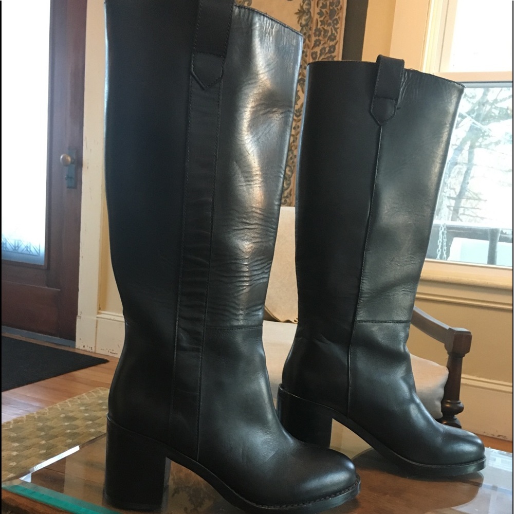 J Crew beautiful tall leather boots